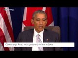 TRT World: US President Obama says Assad must go to end civil war in Syria