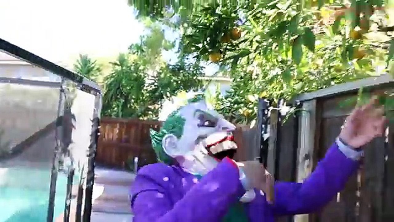 Frozen Elsa Tied Up! w/ Spiderman, Pink Spidergirl, Joker & Paw Patrol Zuma in Real Life