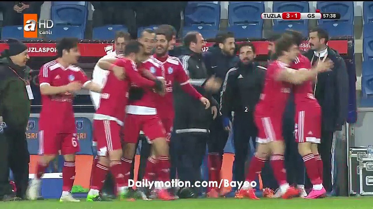 Ozan Papaker Goal HD - Tuzlaspor 3-1 Galatasaray - 28.12.2016 Turkish Cup - Second stage