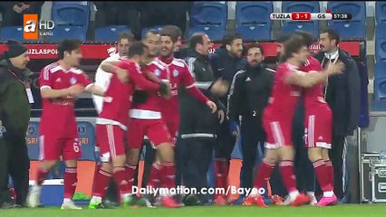 Ozan Papaker Goal HD - Tuzlaspor 3-1 Galatasaray - 28.12.2016 Turkish Cup - Second stage