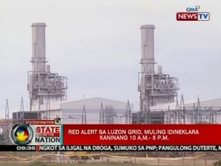 SONA: Red alert sa Luzon grid, muling idineklara kaninang 10 a.m. - 5 p.m.
