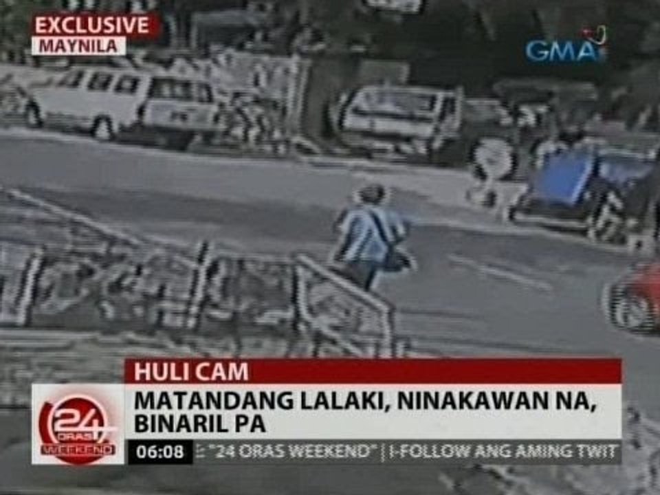 24 Oras: Matandang lalaki, ninakawan na, binaril pa
