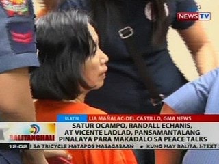 Satur Ocampo, Randall Echanis at Vicente Ladlad, pansamantalang pinalaya