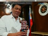 SAKSI: Pres. Duterte, naaliw nang makita ang Duterte dolls
