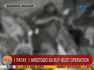 UB: 1 patay, 1 arestado sa buy-bust operation sa Guiguinto, Bulacan
