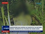 Saksi: Karpintero na suspek sa pagpatay sa batang babae, naaresto sa tulong ng isang saksi