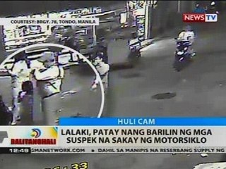 Lalaki, patay nang barilin ng mga suspek na sakay ng motorsiklo