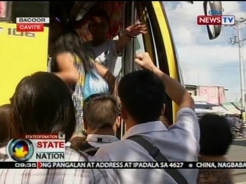 SONA: Mga pasaherong galing Cavite, pahirapan ang pagsakay pa-Maynila
