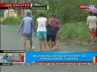 BP: Bilang nga dengue patient sa Pangasinan, tumaas