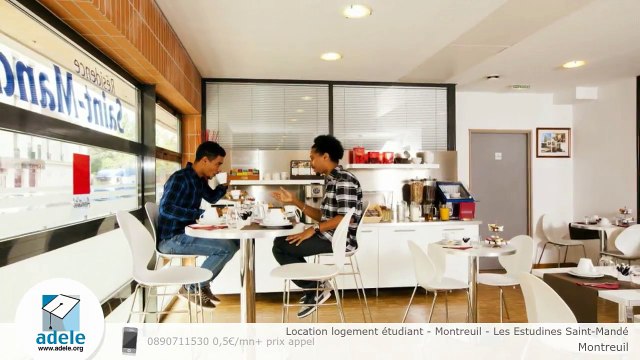 Location logement étudiant - Montreuil - Les Estudines Saint-Mandé