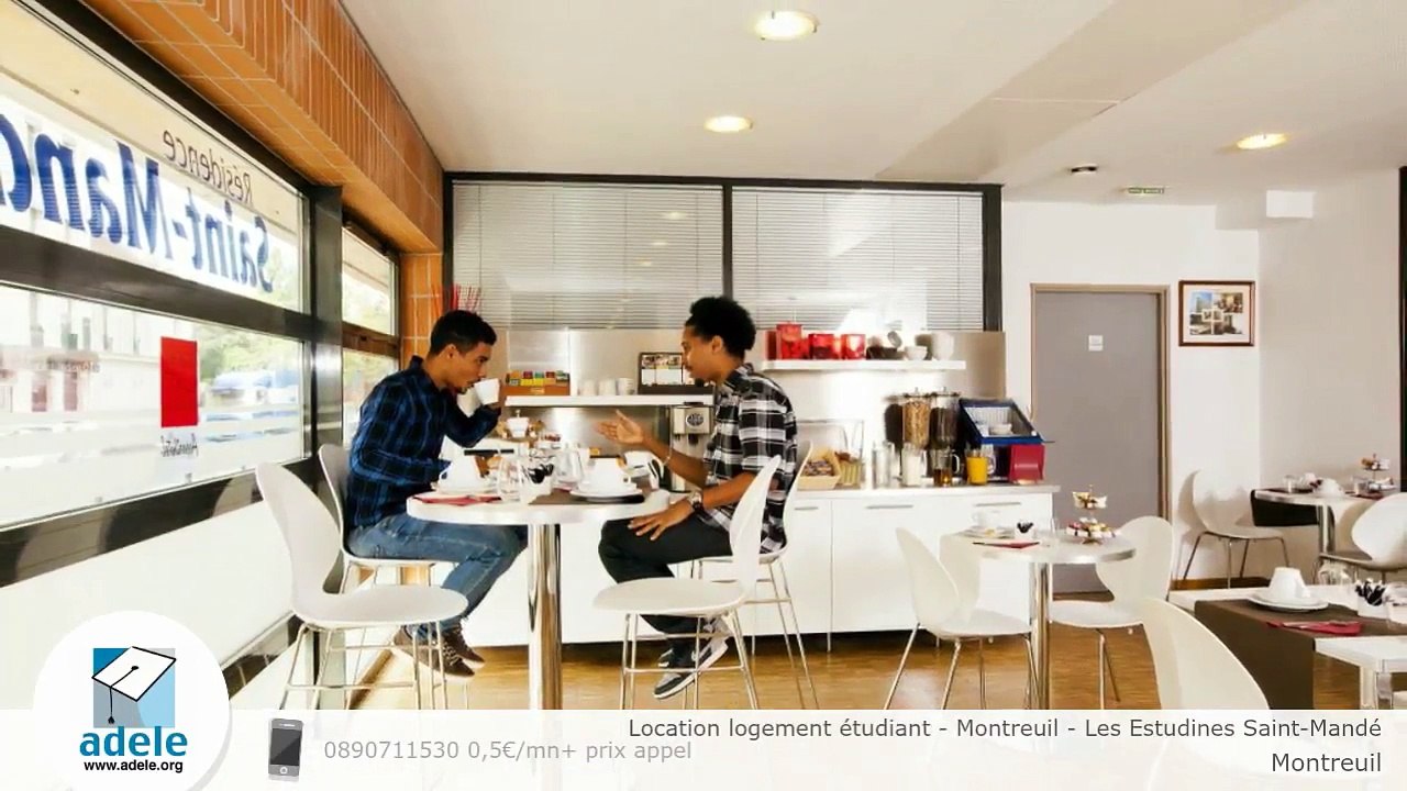 Location logement étudiant - Montreuil - Les Estudines Saint-Mandé