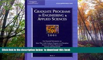 PDF [FREE] DOWNLOAD  Peterson s Graduate Programs in Engineering   Applied Sciences 2001