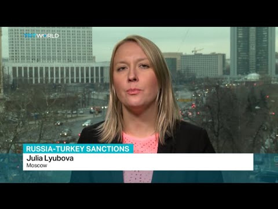 Russian sanctions on Turkish exports, Julia Lyubova reports from Moscow