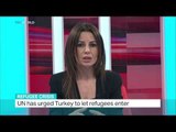 Interview with Selin Unal from UNHRC on Syrian refugees at the Turkish border