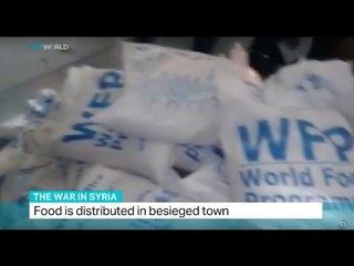 Food is distributed in besieged town Madaya, Fares Merwan talks about the latest