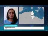 Naveena Kottoor talks to TRT World on Tunisian curfew amid protests