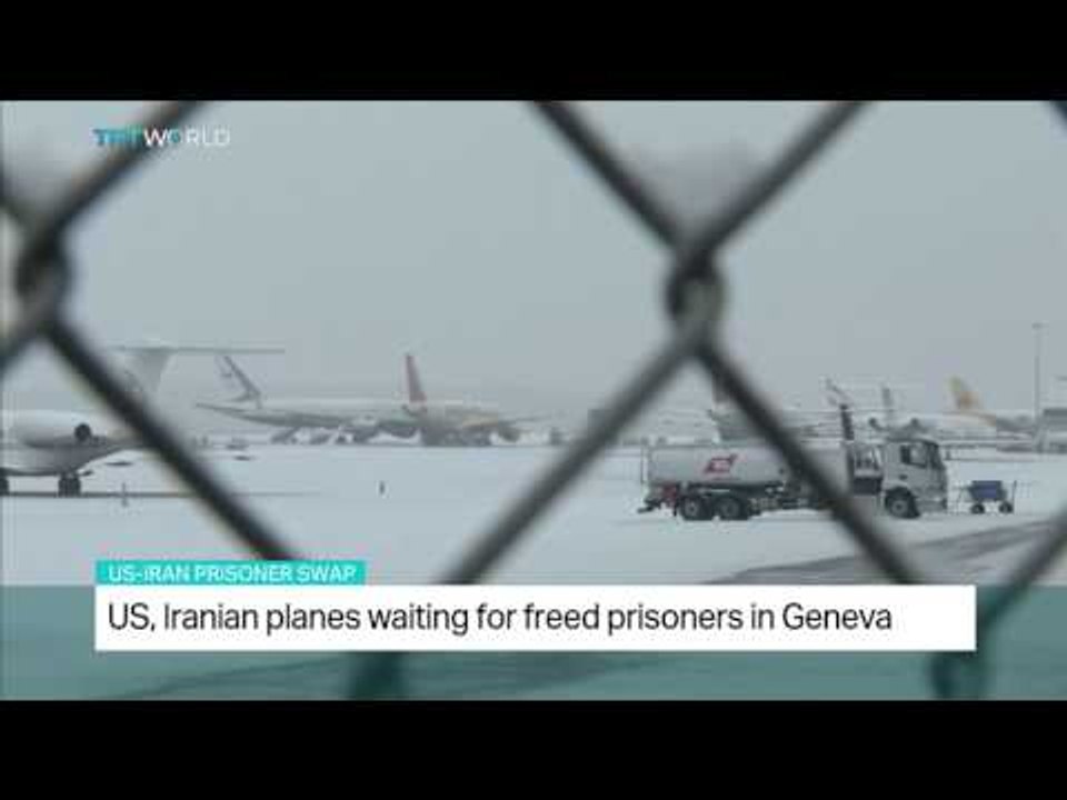 US, Iranian planes waiting for freed prisoners in Geneva