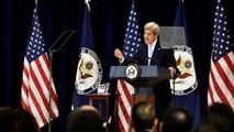 دفاع جان کری از تصمیم آمریکا در وتو نکردن قطعنامه سازمان ملل علیه اسرائیل