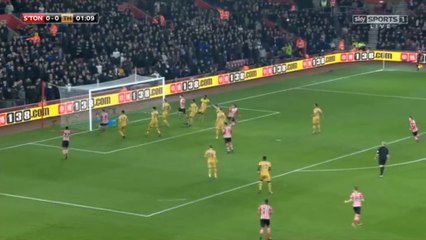 Virgil Van Dijk Goal  - Southampton 1-0 Tottenham - 28.12.2016