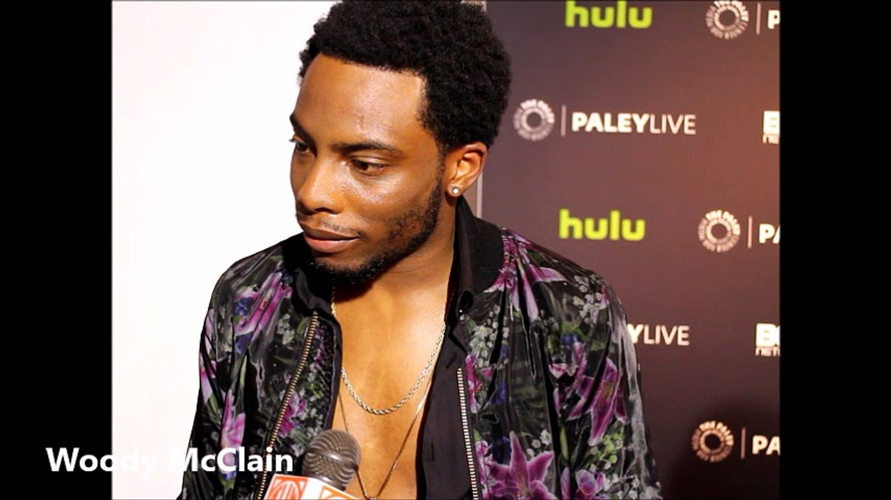 Woody McClain at BET's New Edition Screening at Paley Center