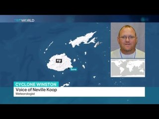 Meteorologist Neville Koop talks to TRT World about cyclone Winston