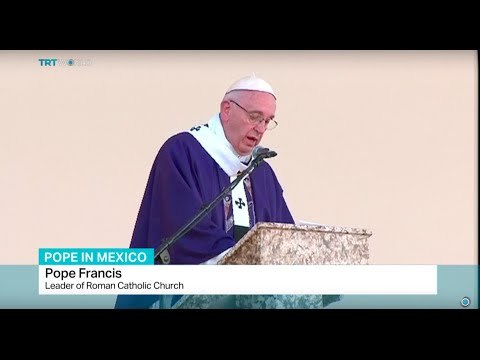 Pontiff holds mass in Juarez at end of visit to Mexico
