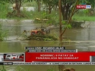 QRT: NDRRMC: 9 patay sa pananalasa ng Habagat