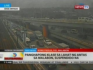BT: Panghapong klase sa lahat ng antas sa Malabon, suspendido na