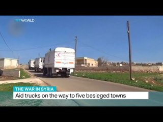 Aid trucks on the way to five besieged towns