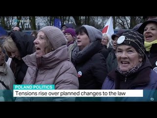 Tensions rise over planned changes to the law in Poland, Hannah Hoexter reports from Warsaw