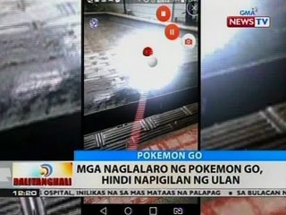 BT: Mga naglalaro ng Pokemon Go, hindi napigilan ng ulan