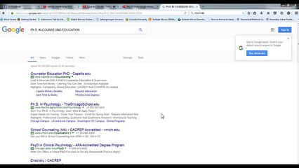 1 Ph.D. IN COUNSELING EDUCATION