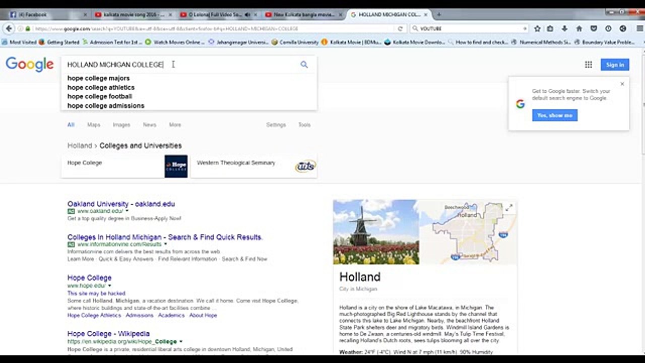 HOLLAND MICHIGAN COLLEGE