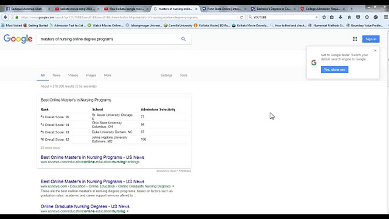 1 masters of nursing online degree programs