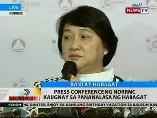 BT: Press conference ng NDRRMC kaugnay sa pananalasa ng habagat