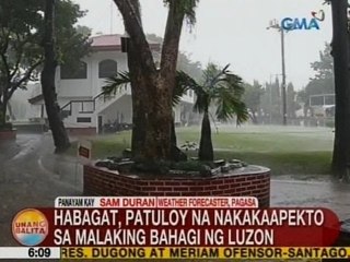 UB: Habagat, patuloy na nakakaapekto sa malaking bahagi ng Luzon