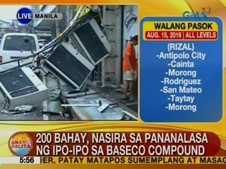 UB: 200 bahay, nasira sa pananalasa ng ipo-ipo sa Baseco Compound
