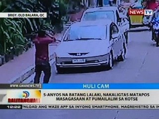 BT: 5-anyos na batang lalaki, nakaligtas matapos masagasaan at pumailalim sa kotse