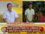 UB: Daan-daang pamilya, lumikas sa H. Bautista Elementary School sa Marikina City
