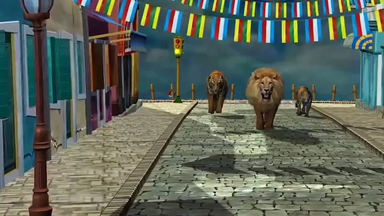 Dinosaurs Cartoons For Children | King Kong Vs Godzilla | Animals Sounds Video For Kids