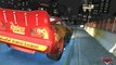 Biggest Track V 2 Lightning McQueen VS Dinoco Disney pixar car by onegamesplus