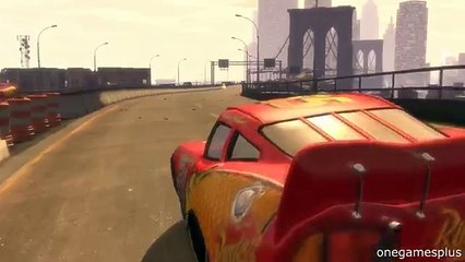 Bridge Ramp Lightning McQueen cardisney pixar car by onegamesplus