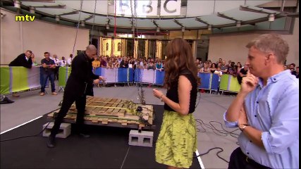 Darcy Oake Escapes 30 Foot Drop - Live at BBC's The One Show
