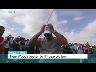 Tiger Woods beaten by 11 year old boy