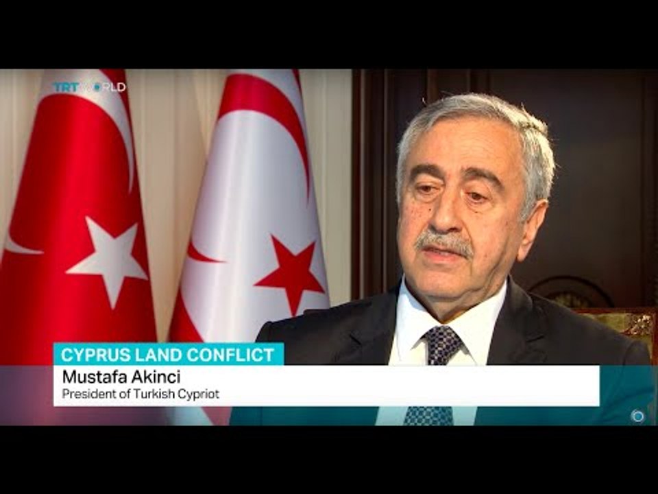 Interview with Turkish Cypriot President Mustafa Akinci on Cyprus land conflict