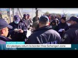 EU pledges return to border-free Schengen zone, Elena Casas reports