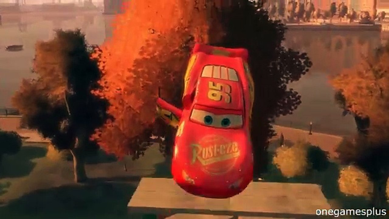 Happiness Ramp v2 Lightning McQueen disney pixar car by onegamesplus