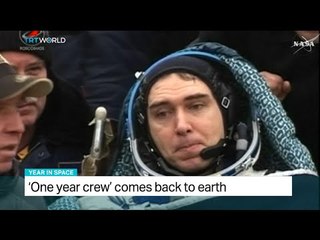 'One year crew' comes back to Earth