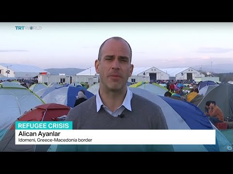 Over 10,000 refugees stranded at Greek border, Alican Ayanlar reports