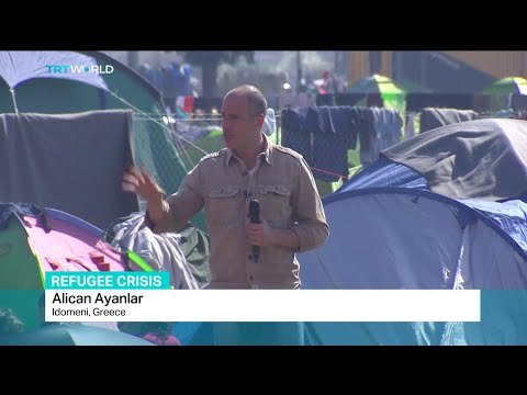 Illness spreads in refugee camp on Greece-Macedonia border, Alican Ayanlar reports